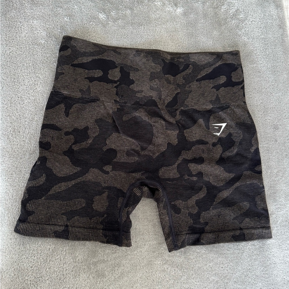 Adapt Camo Seamless Ribbed Shorts